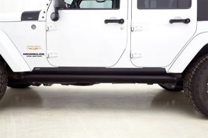 Jeep Wrangler JKU Running Board - AMP Research - PowerStep Xtreme - Black - `07-`18